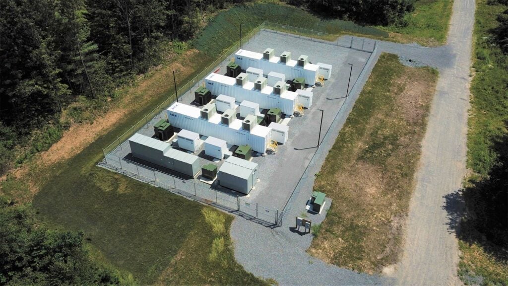 New York's first grid-scale battery storage system.