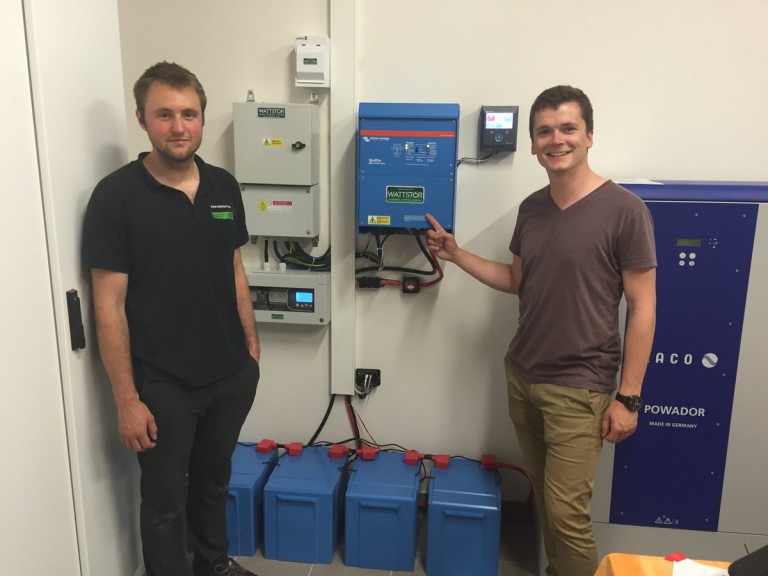 The project's senior design engineer, Jonothan Oxford (left). Image: Wattstor.