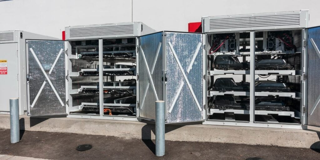 second life energy storage battery EVs tesla smartville bms 