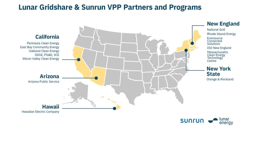 lunar energy gridshare sunrun VPP US 