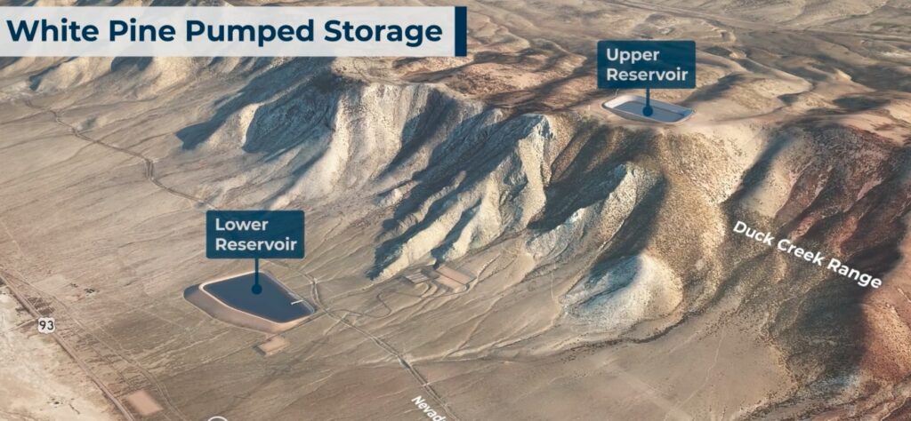 rplus pumped hydro energy storage nevada white pine