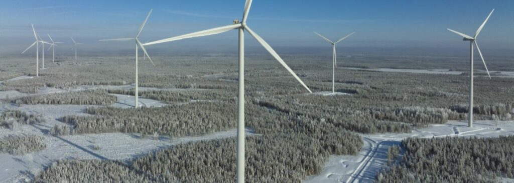 Piiparinmäki onshore wind farm finnish finland 