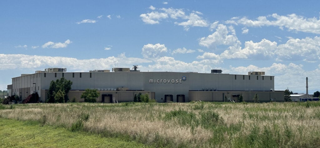 microvast ess factory colorado