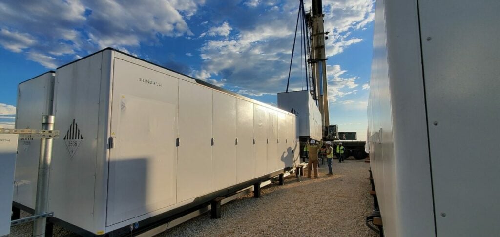 sungrow spearmint energy tax equity itc ercot battery storage 