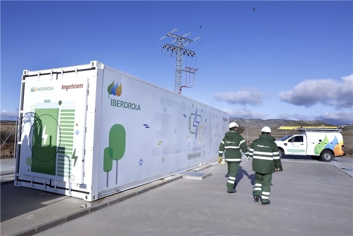 iberdrola spain battery bess units 