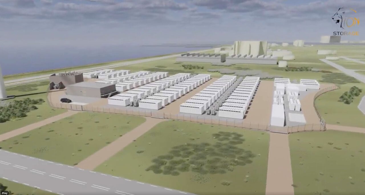 Netherlands battery storage project render