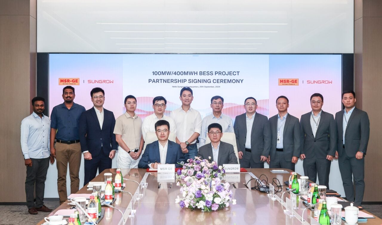 阳光电源将为马来西亚沙巴提供100MW/400MWh电池储能项目