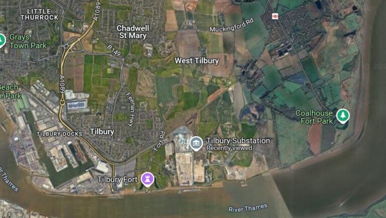 Tilbury BESS fire Essex England UK