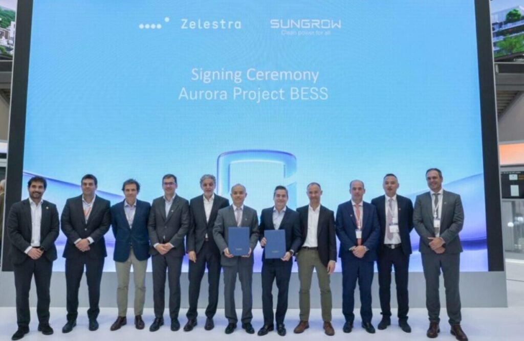 Zelestra Sungrow Chile deal ceremony