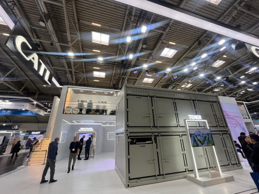 CATL Tener Stack BESS on show at ees Europe