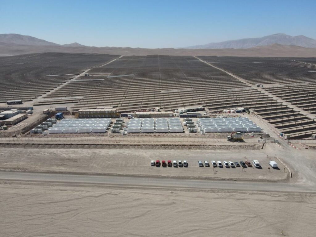 The BESS Capricornio in Chile will be co-located with a solar PV plant of the same name