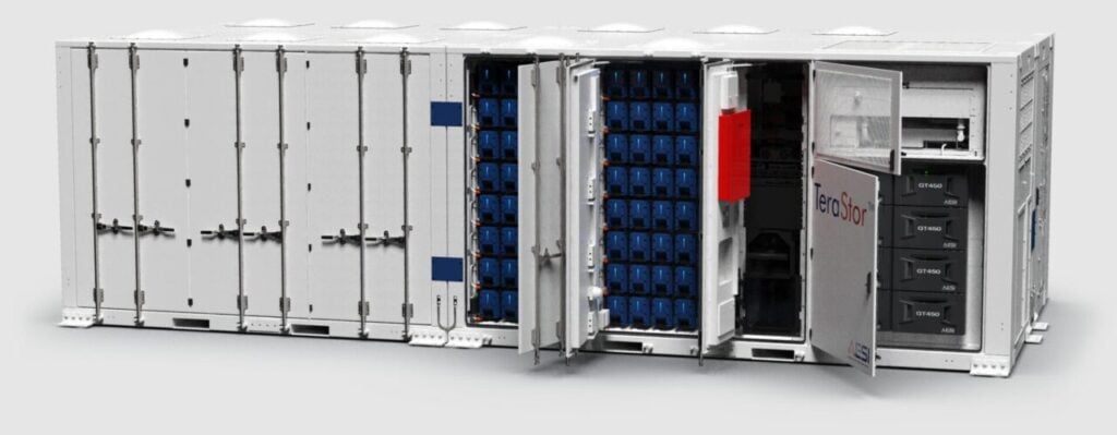 American Energy Storage Innovations' (AESI) TeraStor BESS product. Image: AESI.