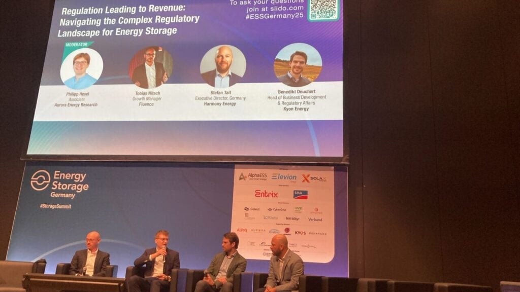 Energy Storage Summit Germany panel discussion