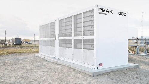 Peak Energy Technologies sodium-ion BESS