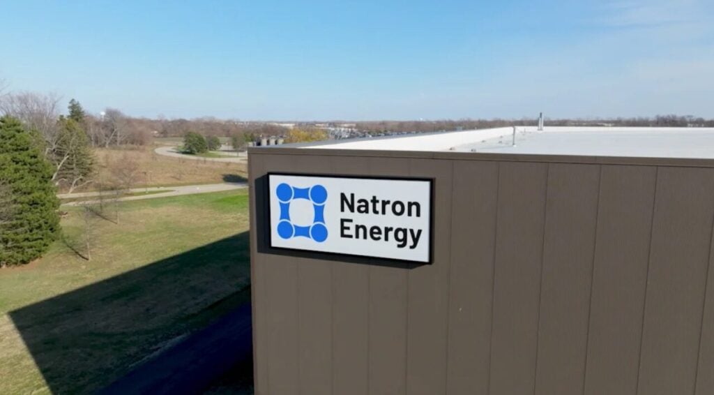 Natron energy US sodium-ion batteries bankruptcy 