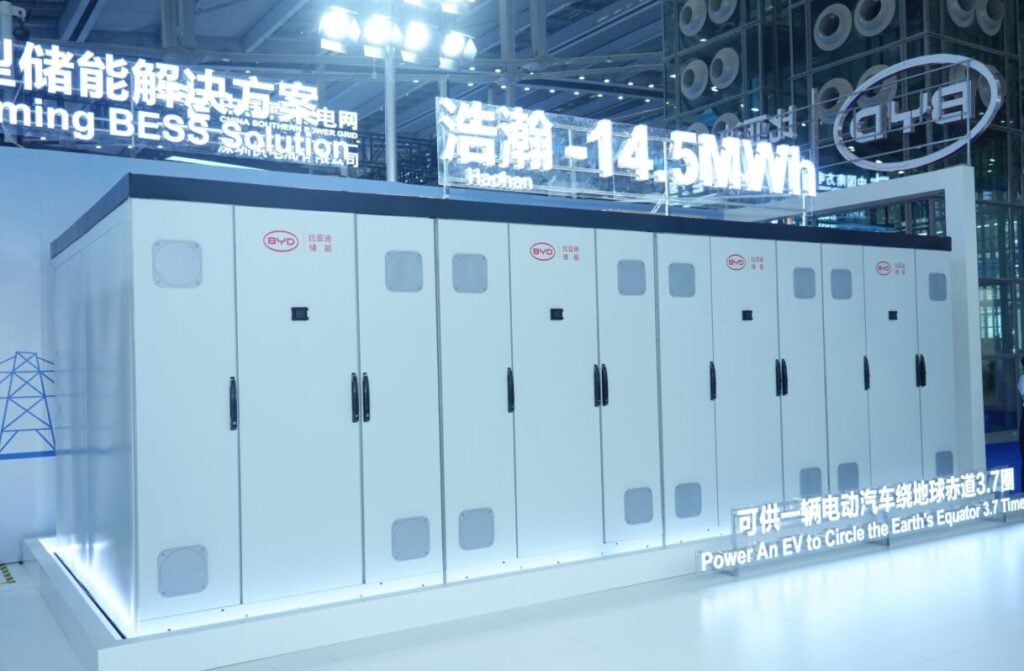 a BYD BESS product, called Haohan