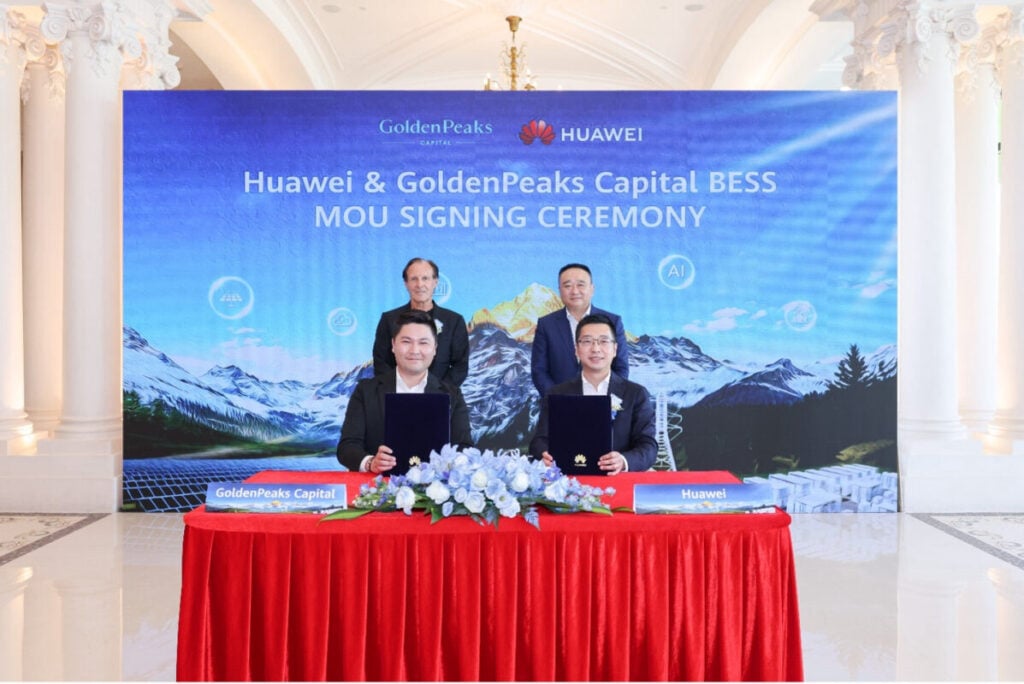 Huawei GoldenPeaks European grid-forming BESS mou