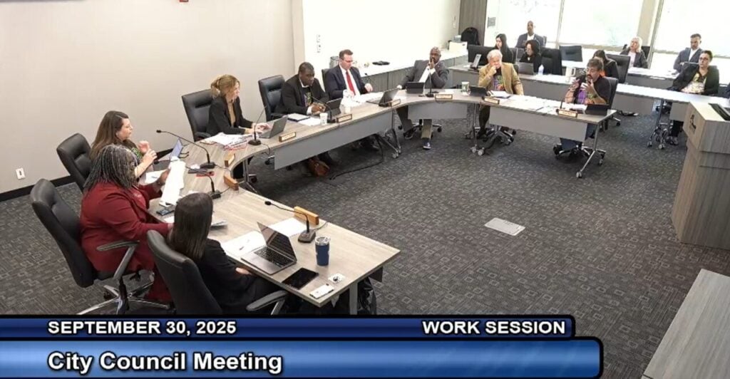 City of Denton Sep 30, 2025 City Council where the Jupiter Power BESS offtake deal was discussed