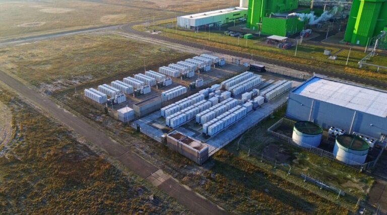 A render of LichtBlick's first large-scale battery storage facility in Röhrsdorf near Chemnitz, Germany