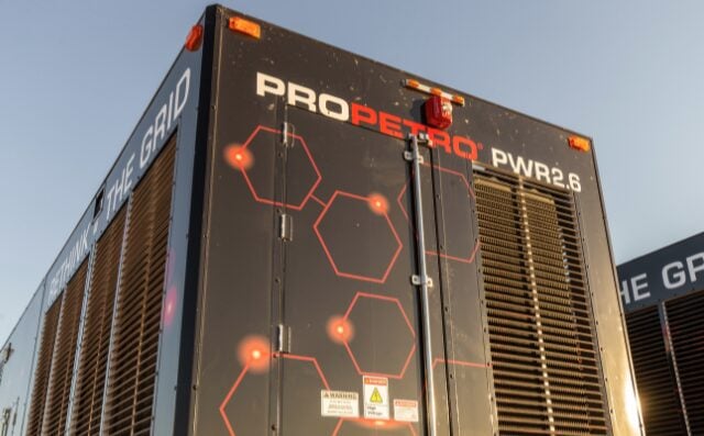 Propwr hybrid natural gas BESS data centre project
