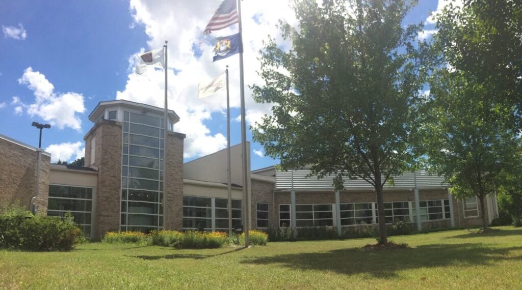 The Oshtemo Township Hall building in Michigan. Image: Oshtemo Township via Facebook.