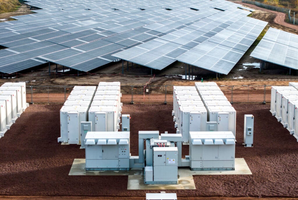 The solar and storage project in Germany from Statkraft. Image: Statkraft.