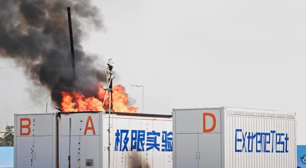 Sungrow PowerTitan 2.0 BESS large scale fire test (LSFT) 