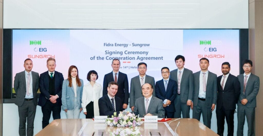 Sungrow Fidra Energy Thorpe Marsh BESS deal