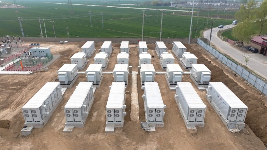 A grid-scale project Guoxia deployed in China
