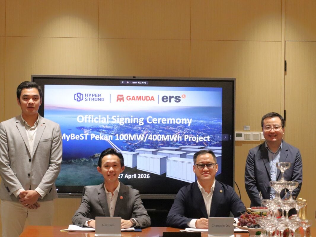 HyperStrong signs deal to supply battery storage project selected in Malaysia government tender