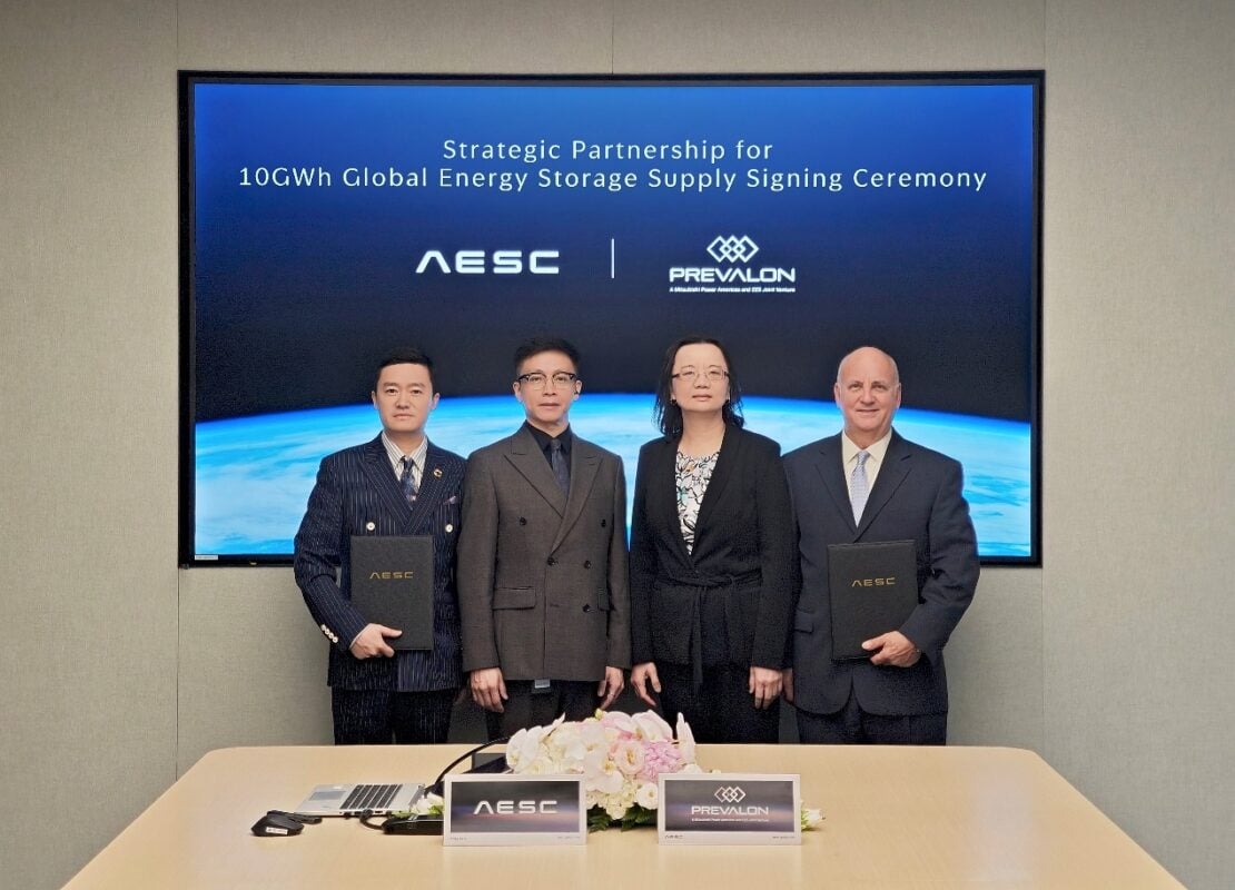 AESC signs 10GWh US domestic content BESS cell and module deal with system integrator Prevalon