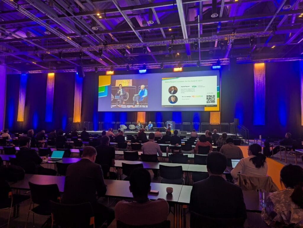 A panel discussion at the Energy Storage Summit.
