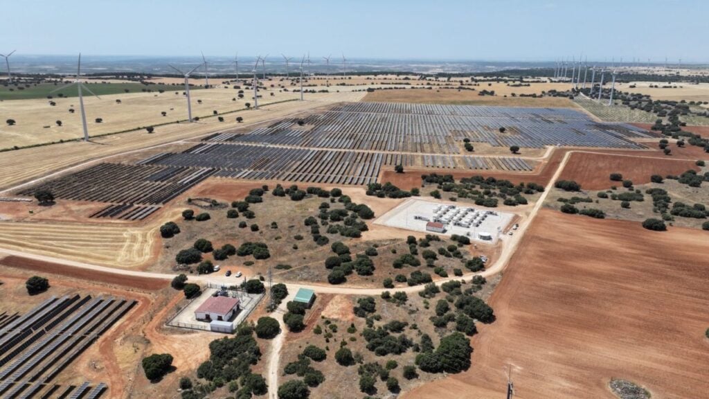 EDP solar wind battery storage project in Spain