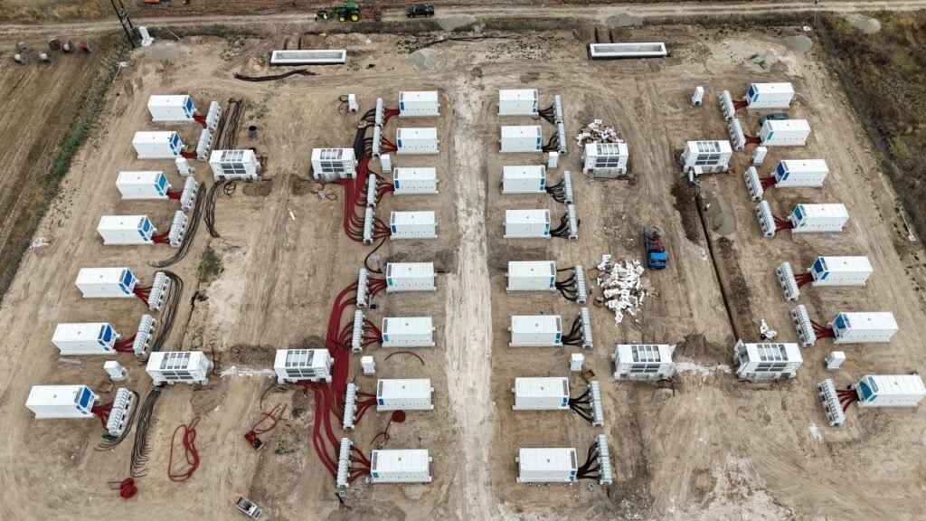 The project under construction last year. Image: Faria Renewables.