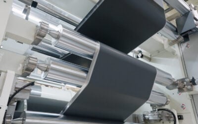 Electrode production at the new ESS battery cells lines in Holland, Michigan. Image: LG Energy Solution.