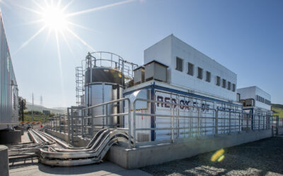 An existing 2MW/8MWh vanadium flow battery project in California, among the non-lithium energy storage technologies that would be eligible for SRP's solicitation. Image: SDG&E / Ted Walton.