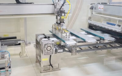 LG Energy Solution cell production equipment at one of the Michigan factories four 5.5GWh annual capacity factory lines. Image: LG Energy Solution