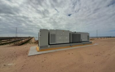 Ingeteam's power conversion and inverter equipment installed at the solar PV project in Mexico. Image:
