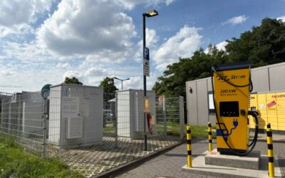Second-life aside, EV and BESS sectors still have many complementary strengths and synergies, such as buffering applications for EV charging. Image: Voltfang