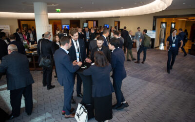 Delegates networking at the Energy Storage Summit Central and Eastern Europe (CEE) 2024 in Warsaw, Poland, last week, organised by our publisher Solar Media. Image: Solar Media.