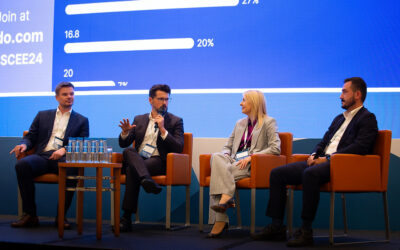 Greenvolt's Jan on a panel discussion at the Energy Storage Summit Central and Eastern Europe (CEE) 2024 last week. Image: Solar Media.