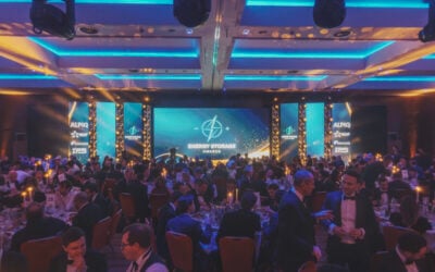 Energy Storage Awards 2025 ceremony. This year's event will be held 19 November at the Hilton London Metropole. Image: Solar Media