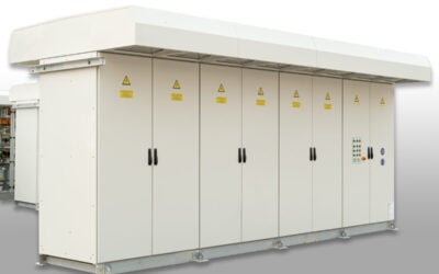 Hitachi Energy’s WD3 fully functional power conversion station for utility-scale battery energy storage systems. Image: David Morales/Hitachi Energy