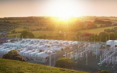 The projects will utilise system integrator NHOA's BESS solution, as rendered above. Image: Eku Energy