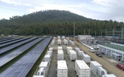 The Philippines's first hybrid solar-storage plant, completed in 2022 with developer ACEN adding a 60MW/120MWh BESS to a 120MW solar PV plant inaugurated the previous year. Image: ACEN