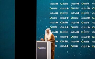 Dr Sultan Al Jaber, UAE Minister of Industry and Advanced Technology and Chairman of Masdar gave a speech outlining the need for solutions to meet rapidly growing energy demand from applications including generative AI. Image: Masdar