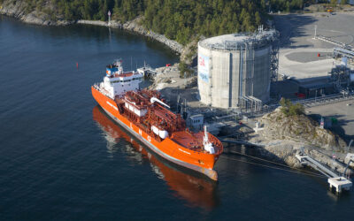 An LNG terminal in Sweden. Image: Jan Arrhénborg / AGA