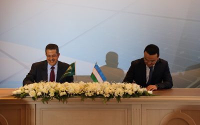 The agreements were signed on 4 March, covering financing and offtake deals. Image: Ministry of Energy, Republic of Uzbekistan.