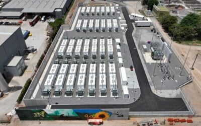 Brendale, a 205MW/410MWh BESS project in Australia, which uses Tesla Megpack 2 units and went into commercial operation a few weeks ago. Image: Akaysha Energy