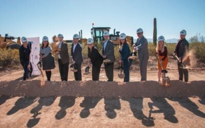 ABF's groundbreaking at its first factory site in Pima County’s Aerospace Research Campus in October 2023. Image: ABF